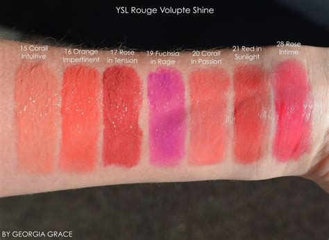 ysl rouge volupte shine swatches 2023|ysl rouge volupte shine 139.